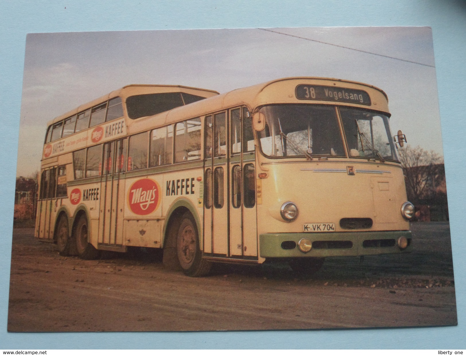 1 1/2 DECK BUS TU 7 V. : Baujahr 1963 : Linieomnibusse ( Fotokaart ) ( Zie Foto Voor Details ) ! - Bus & Autocars