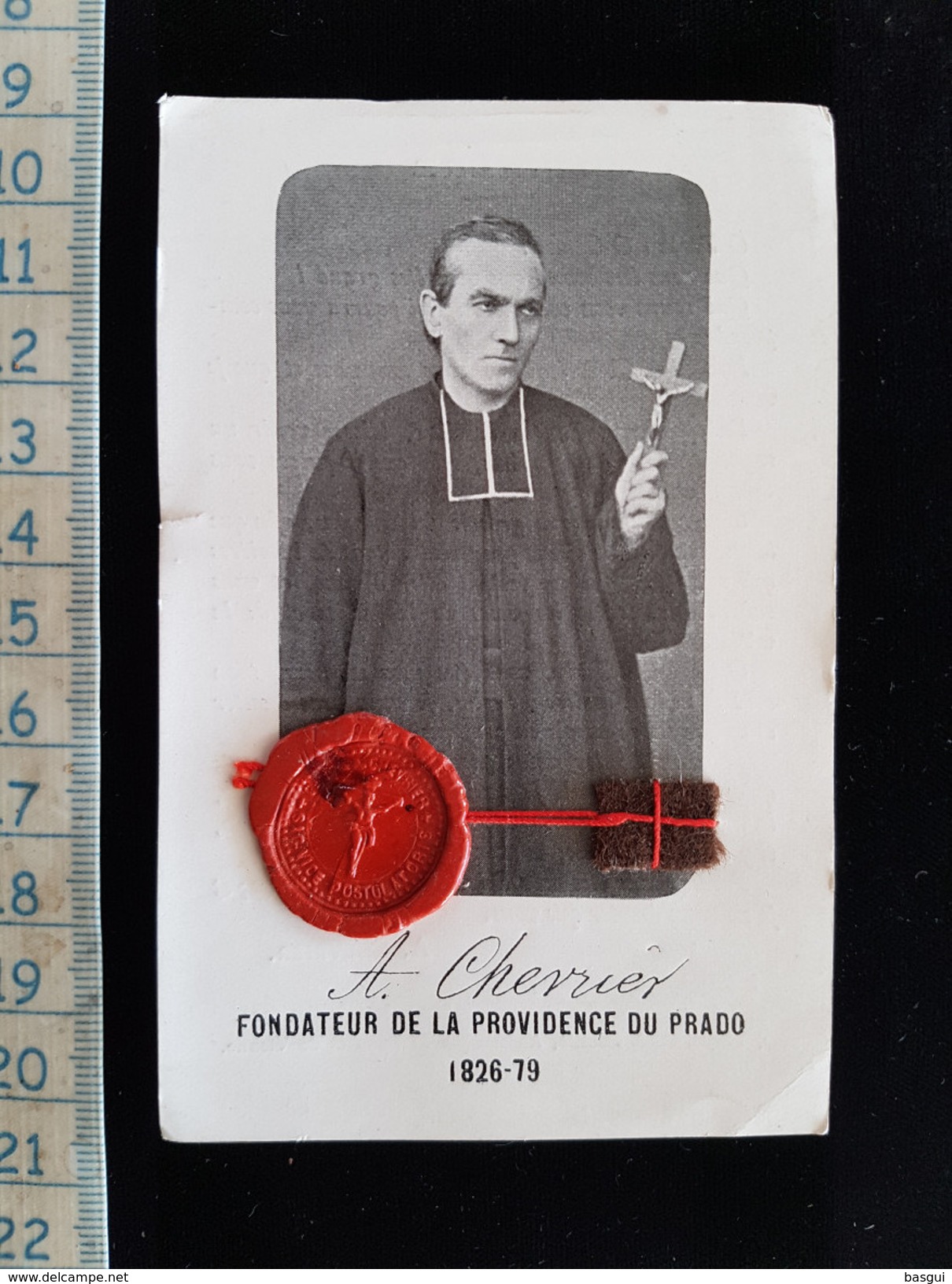 CPA  Chromo Image Pieuse, Religieuse   A.Chevrier Avec Relique Scellée - Images Religieuses