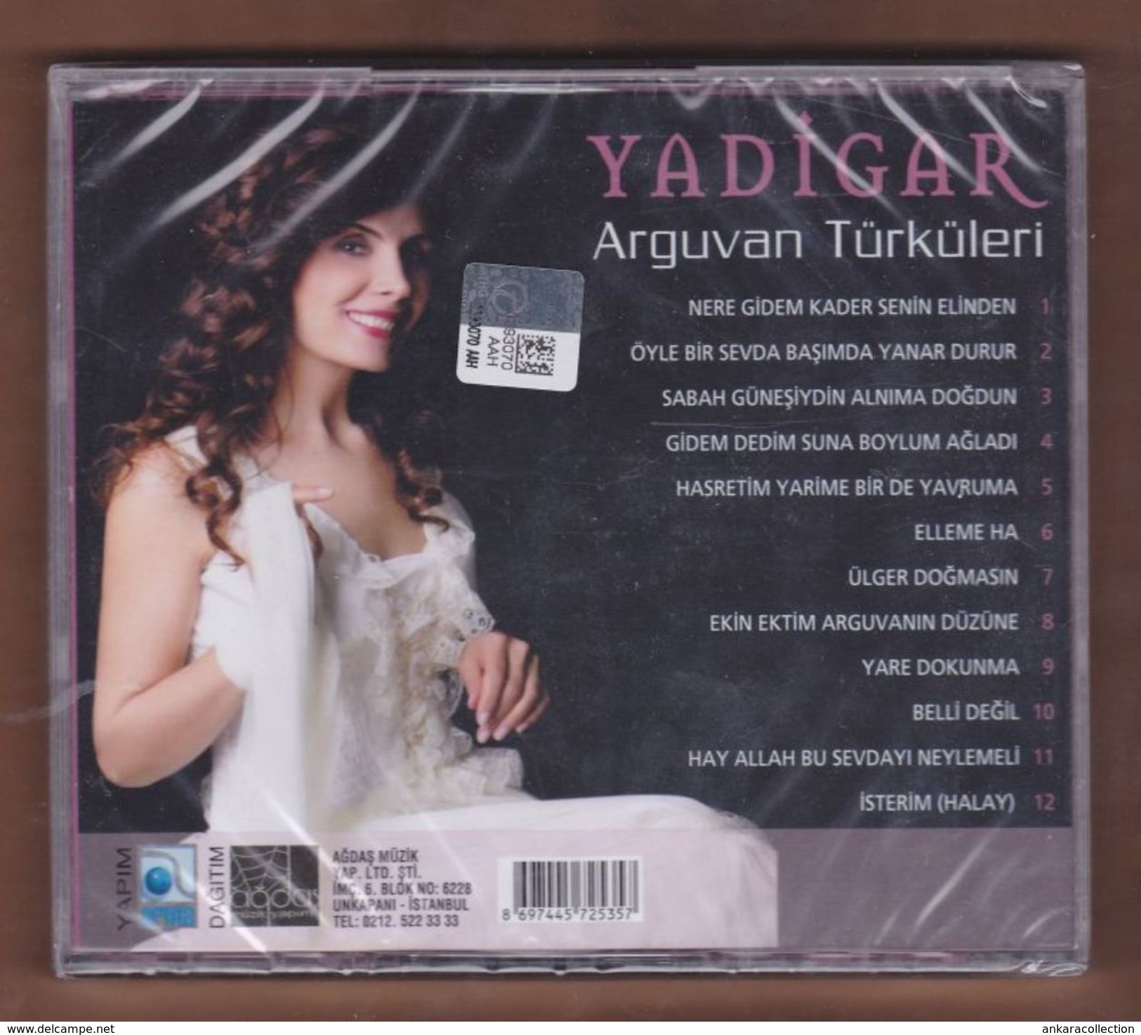 AC -  Yadigar Arguvan Türküleri BRAND NEW TURKISH MUSIC CD - World Music