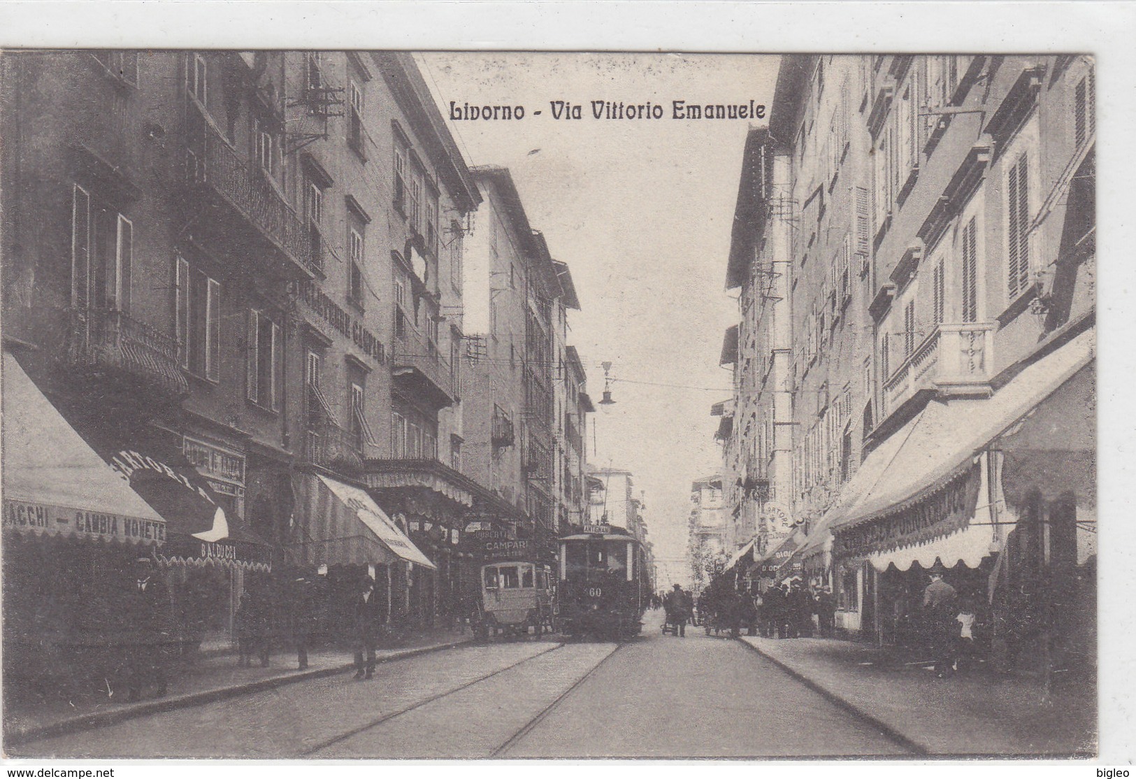 Livorno - Via Vittorio Emanuele Con Tram   (A-48-120212) - Livorno