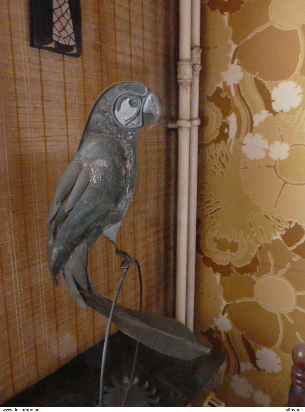 Pièce Unique Artisanale En Métal - Perroquet  Parrot Oiseau - Ironwork