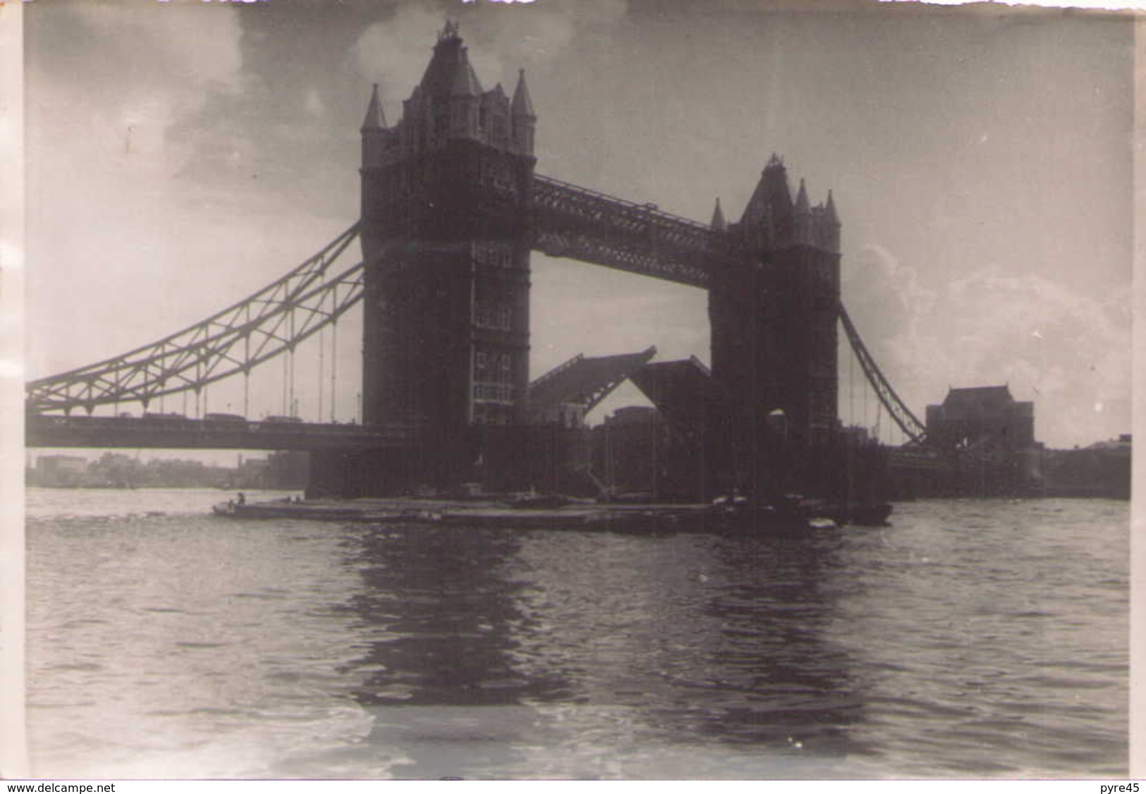 Photo 13 X 9 Cm Londres Tower Bridge 1953 - Lieux