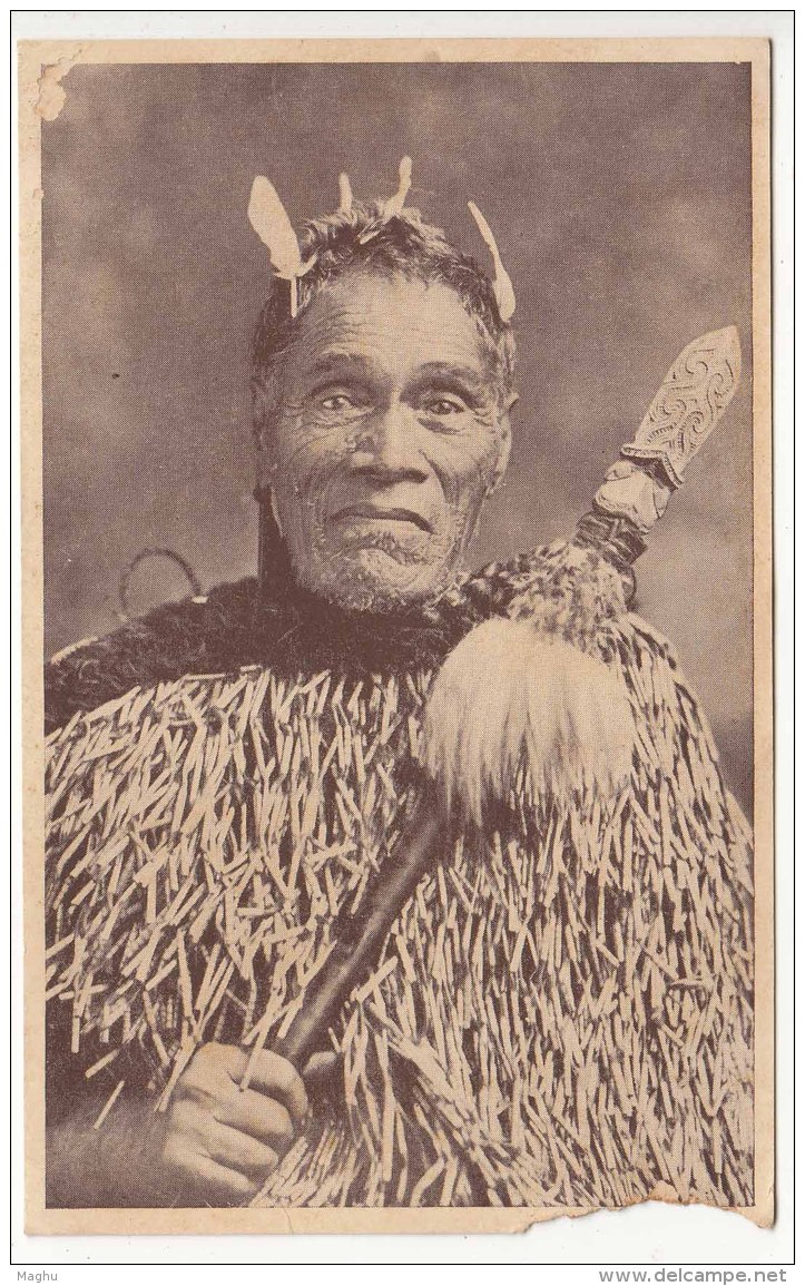 'MOHI" (Moses), Native Chief., Ethnics, New Zealand Picture Postcard, As Scan - Oceania