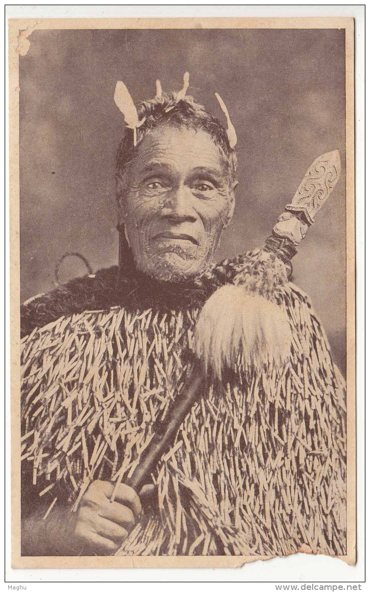 'MOHI" (Moses), Native Chief., Ethnics, New Zealand Picture Postcard, As Scan - Oceanië