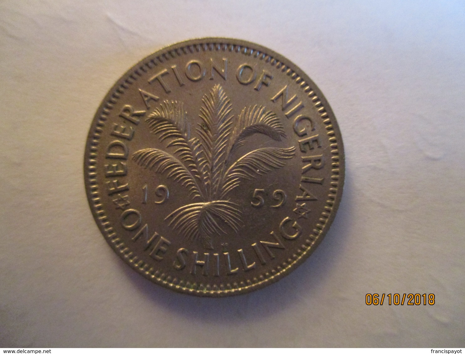 Nigeria: 1 Shilling 1959 - Nigeria