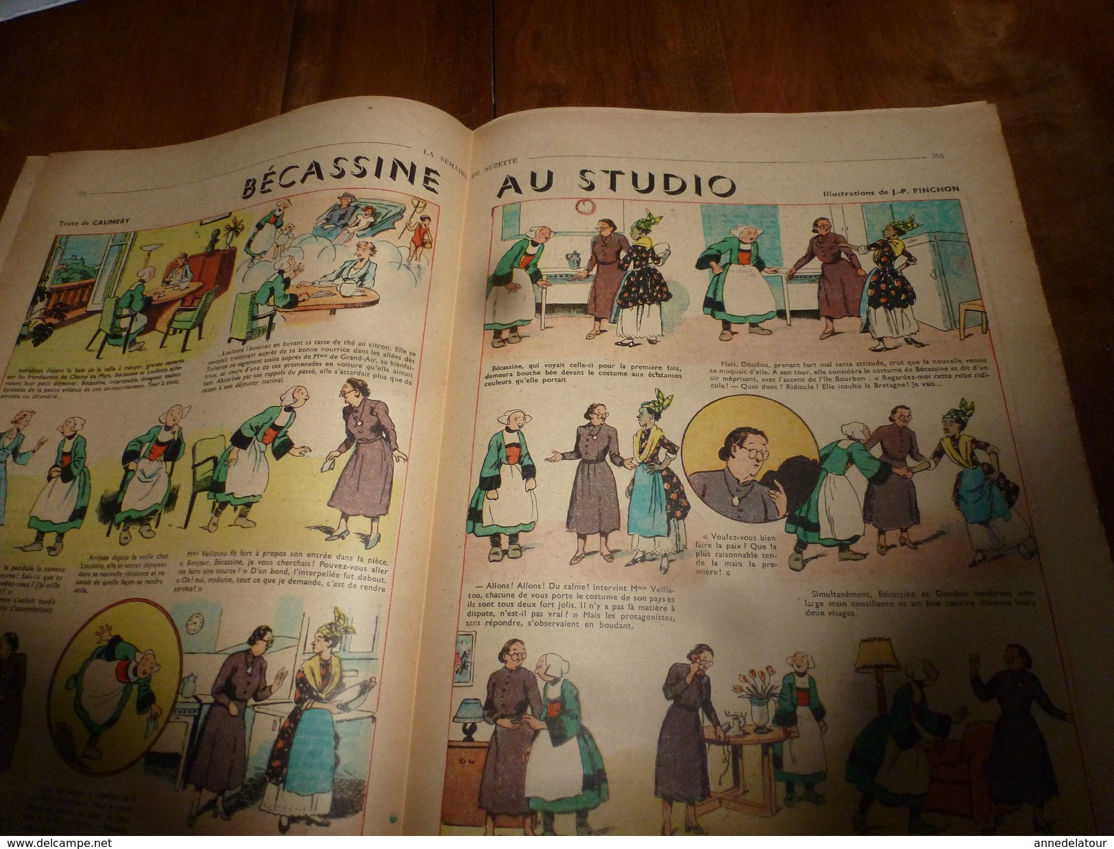 1950  LSDS  Bécassine Au Studio; Les Petits Souliers Rouges ; Souvenirs D'examens ; Etc - La Semaine De Suzette