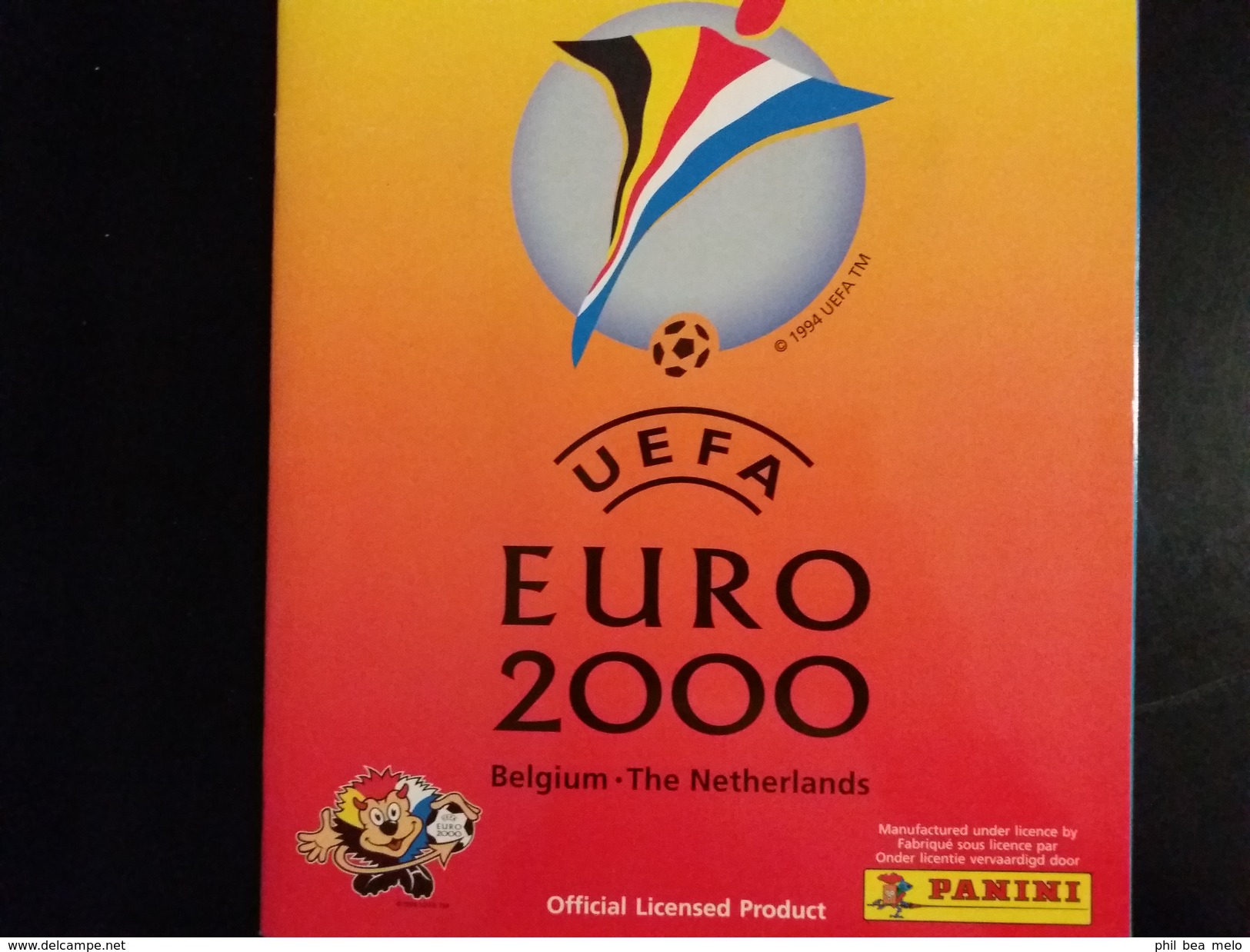 FOOT STICKERS PANINI UEFA EURO 2000 - LOT 11 STICKERS EXCELLENT ETAT DOS DORIGINE - VOIR DESCRIPTION - French Edition