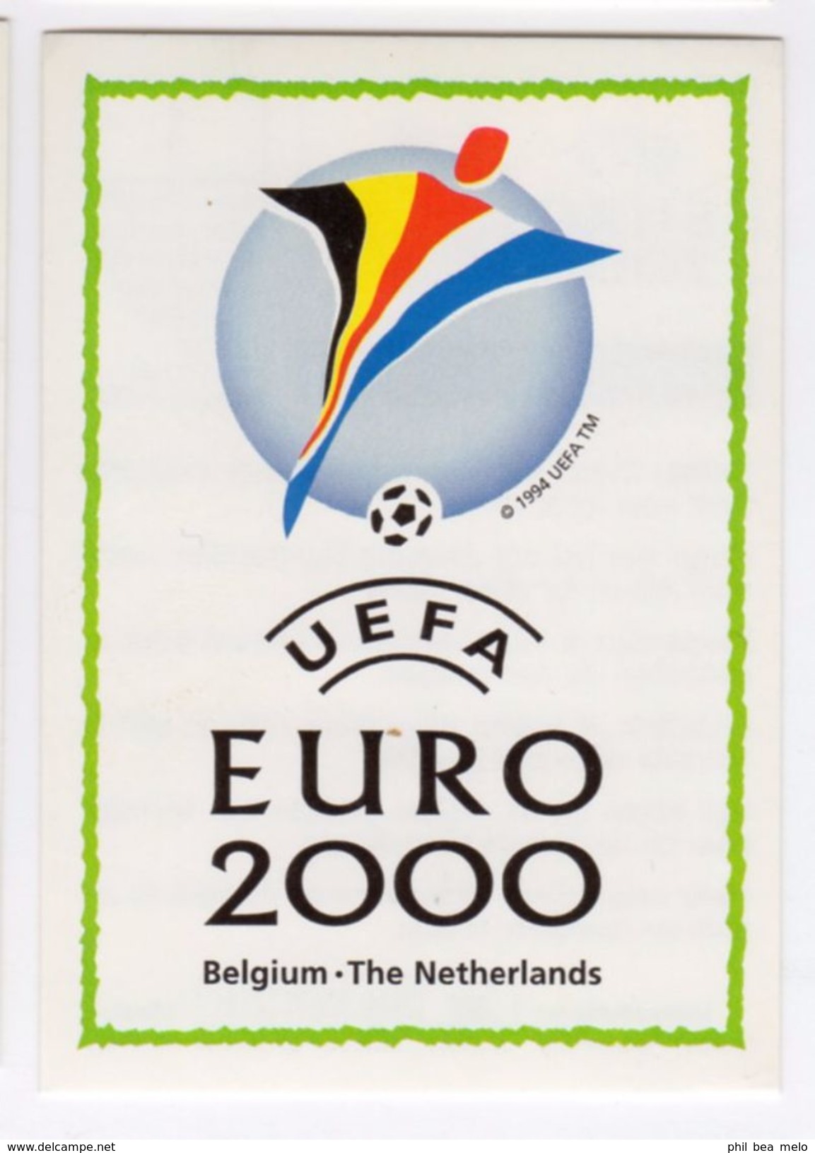 FOOT STICKERS PANINI UEFA EURO 2000 - LOT 11 STICKERS EXCELLENT ETAT DOS DORIGINE - VOIR DESCRIPTION - Franse Uitgave