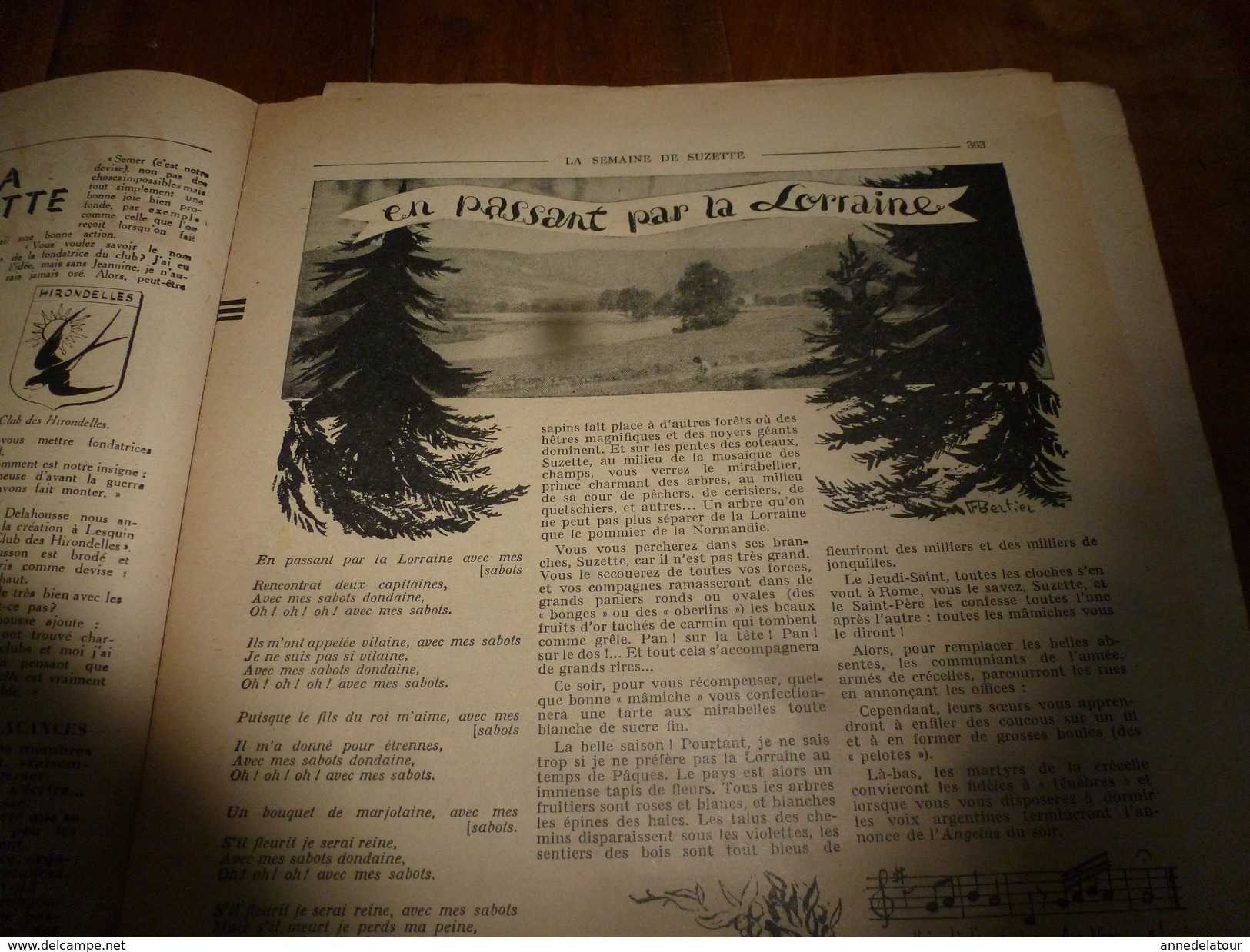 1950  LSDS  Bécassine Au Studio; Le DIABLE Et Ses CORNES; En Passant Par La Lorraine; Etc - La Semaine De Suzette