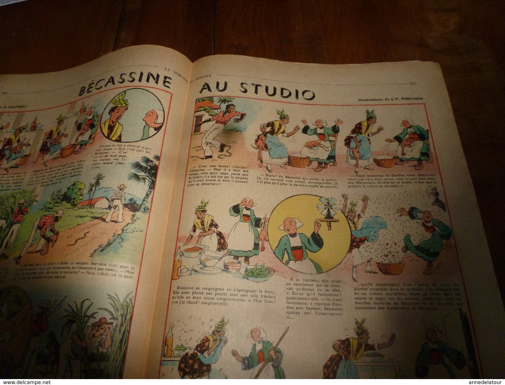 1950  LSDS  Bécassine Au Studio; Le DIABLE Et Ses CORNES; En Passant Par La Lorraine; Etc - La Semaine De Suzette