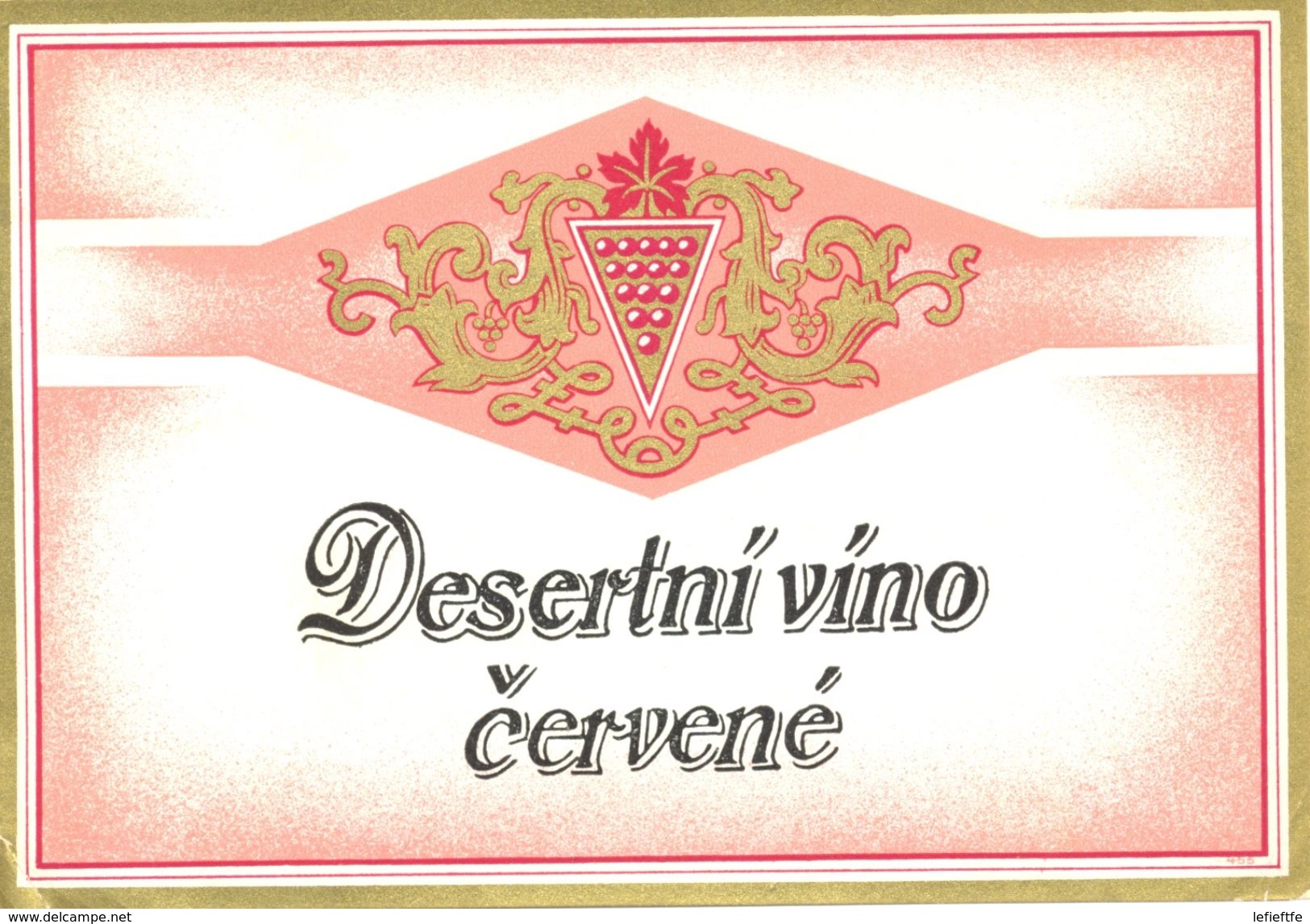 1485 - Tchécoslovaquie - Desertví Víno Cervené - White Wines