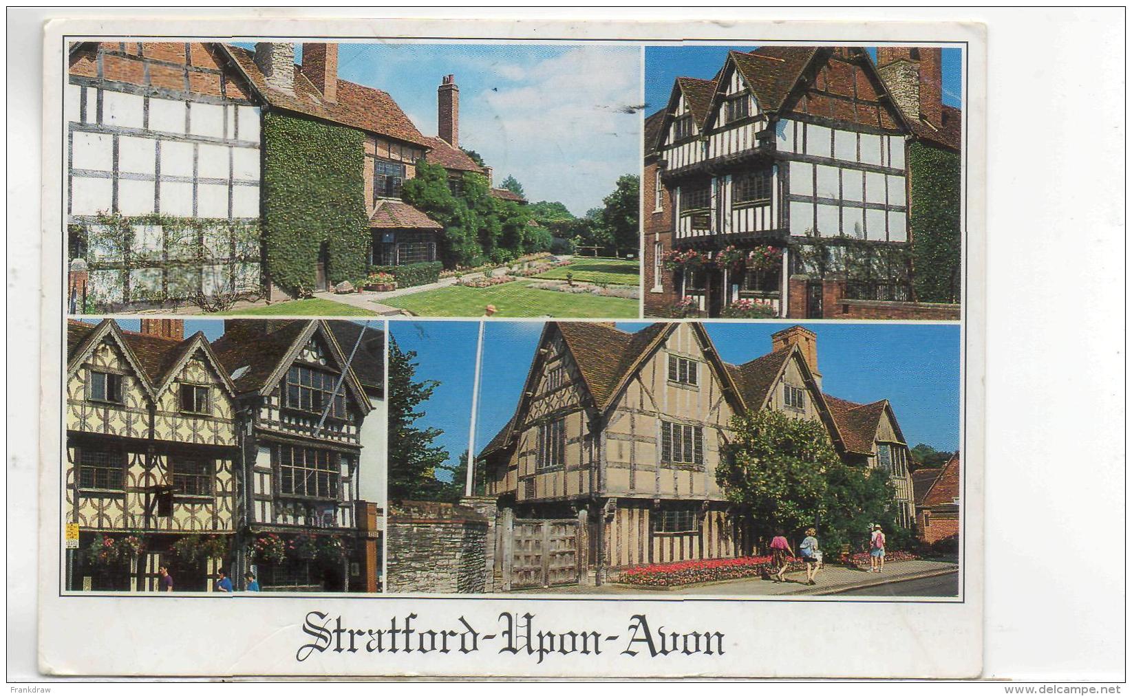 Postcard - Stratford - Upon - Avan 4 Views - No Card No.Posted 1st June 1995 - Very Good - Non Classificati