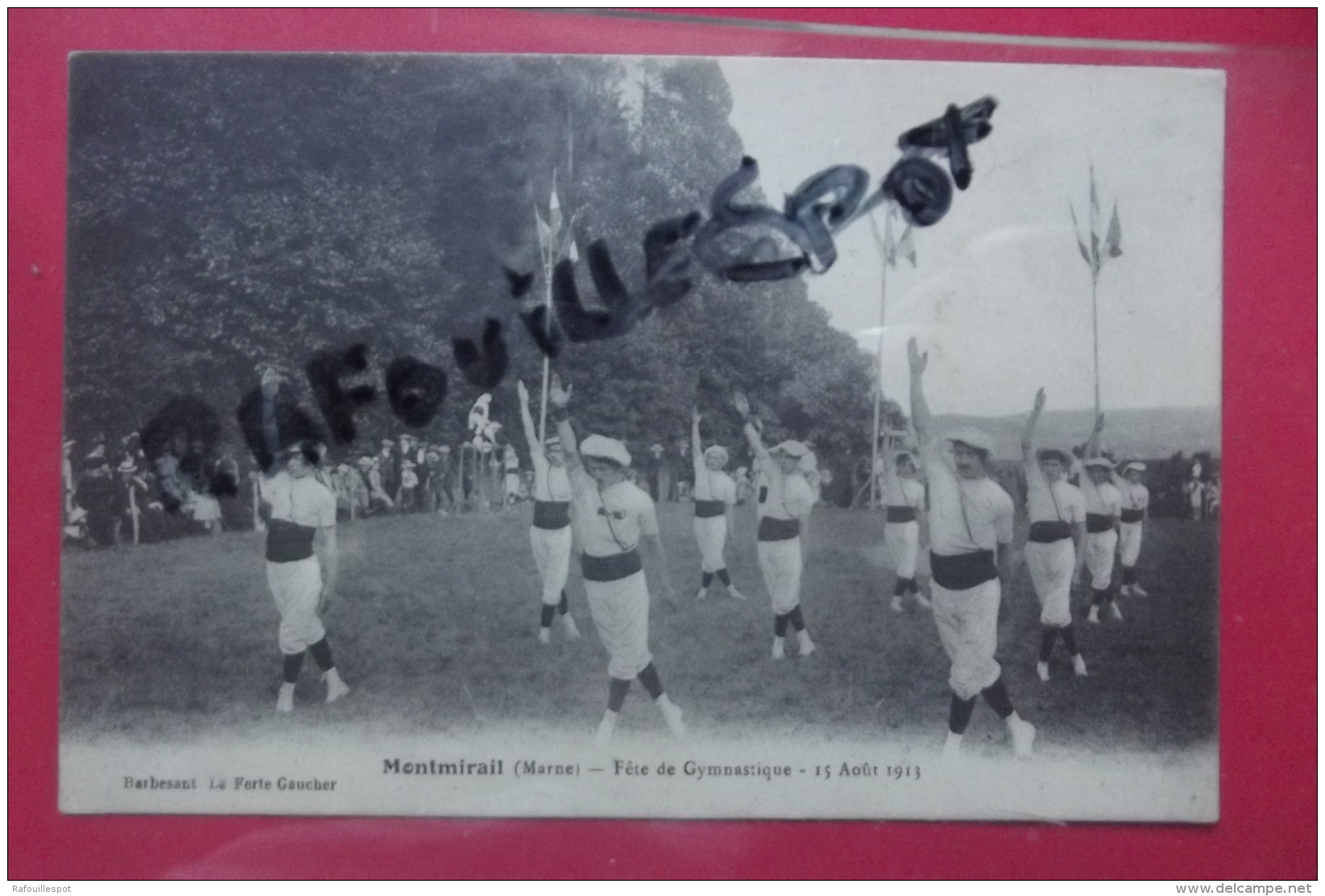 Cp Montmirail Fete De Gymnastique 15 Aout 1913 - Montmirail