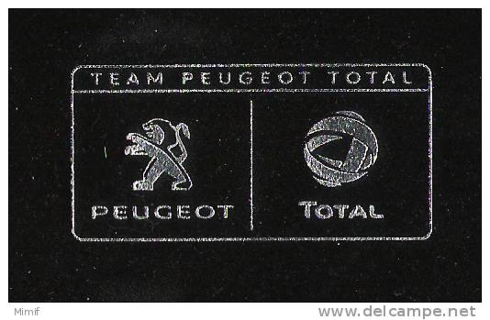 TRES RARE !    Montre Peugeot -Total   (avec étui) - Montres Publicitaires