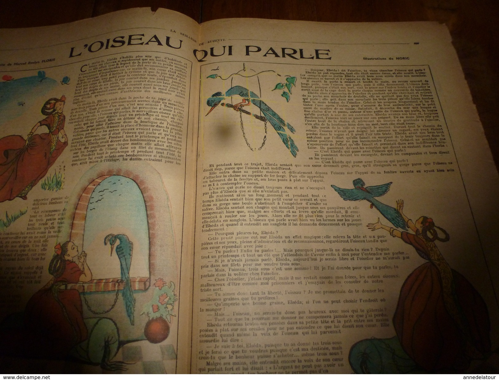 1949  LSDS; Le DONJON De VERRE Du Baron;  L'OISEAU Qui Parle ; Etc - La Semaine De Suzette