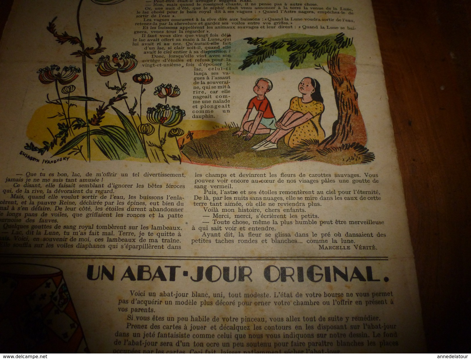 1947  LSDS; La Très Jeune Cavalière Michèle Cancre Raconte Son Histoire; Trois Petites Filles Et Un Revenant; Etc - La Semaine De Suzette