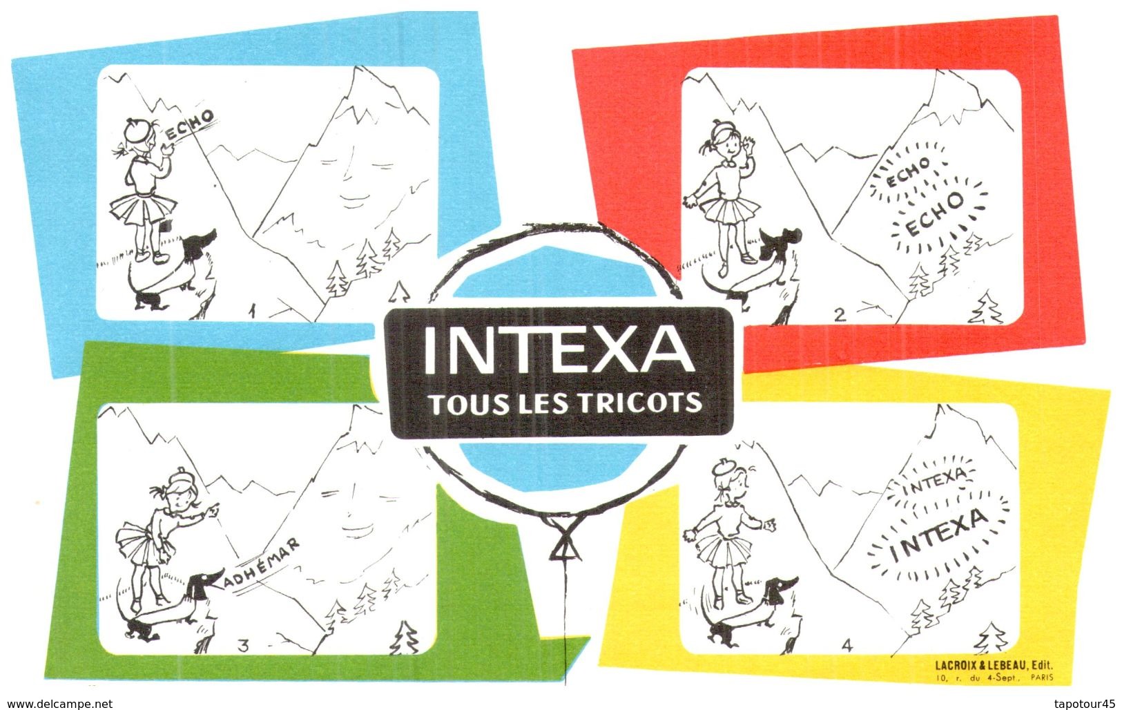 Tr In/ Buvard Tricot Intexa (N= 6) - T