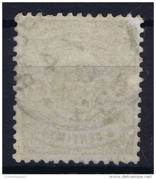 Luxembourg : Mi 30 B Dunkel Gelb   Used  1875 - 1859-1880 Stemmi
