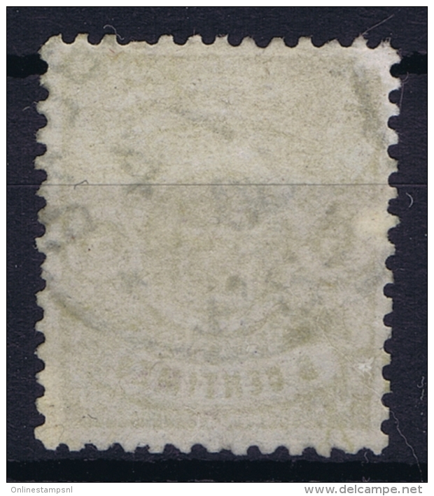 Luxembourg : Mi 30 B Dunkel Gelb   Used  1875 - 1859-1880 Coat Of Arms