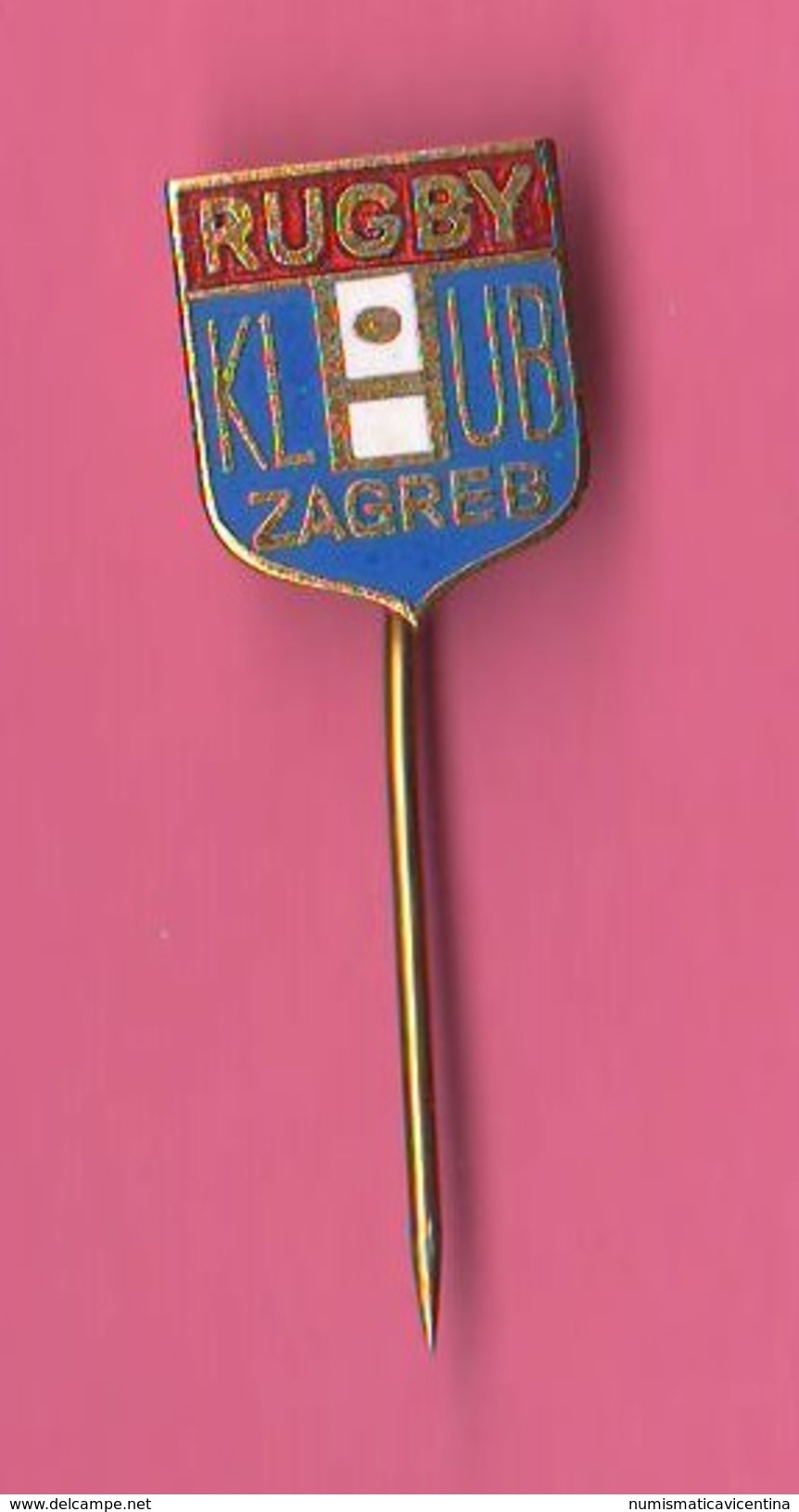 Rugby Pin Squadra Zagabria Zabreg - Rugby