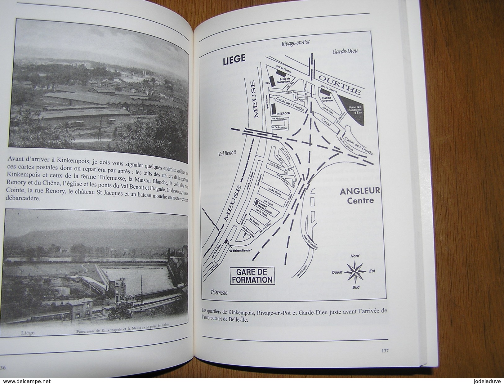 ANGLEUR AUTREFOIS Régionalisme Liège Kimkempois Meuse Ourthe Ecluse Pont Industrie Usine Rue Gare Ecole Train