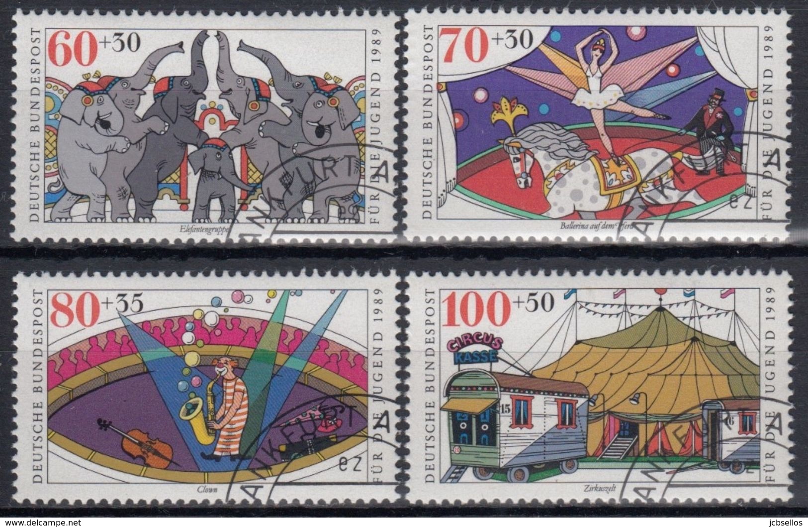 ALEMANIA FEDERAL 1989 Nº 1243/46 USADO - Usados