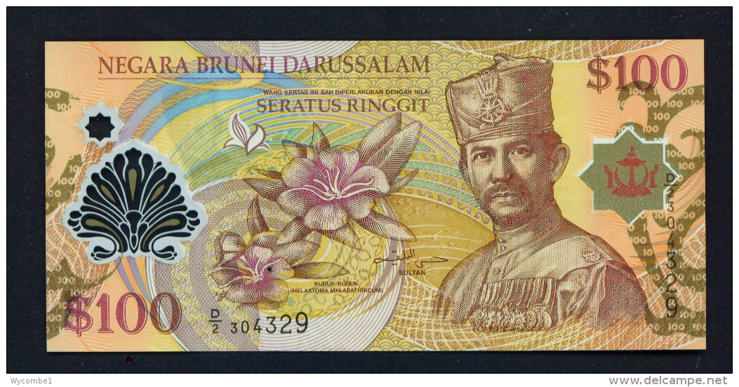 BRUNEI  -  15/07/2004  $100  UNC Banknote - Brunei