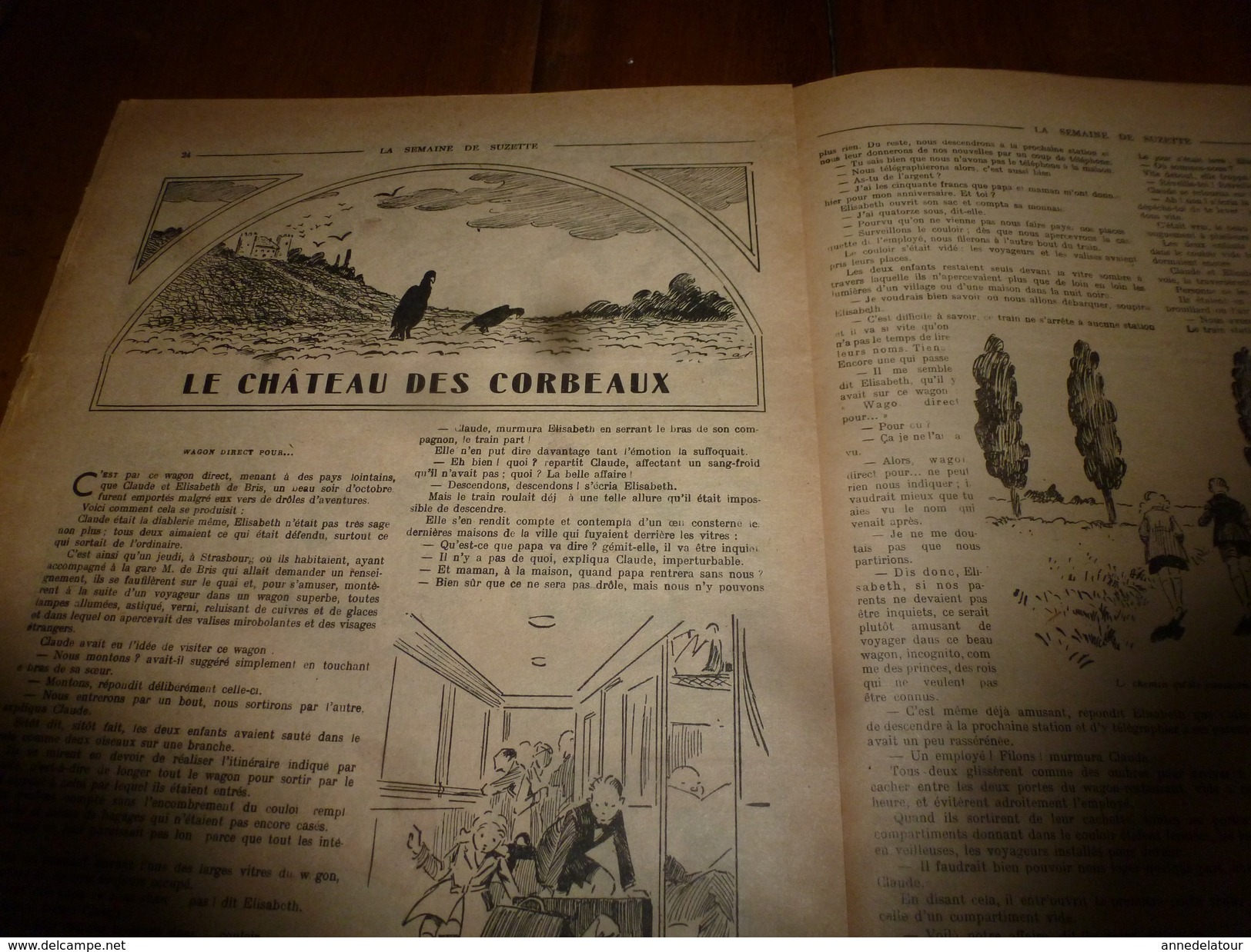 1948  LSDS : Les Petits Ennuis De Bécassine; BAYA La Petite Fille Berbère Des Mille Et Une Nuits; Etc - La Semaine De Suzette