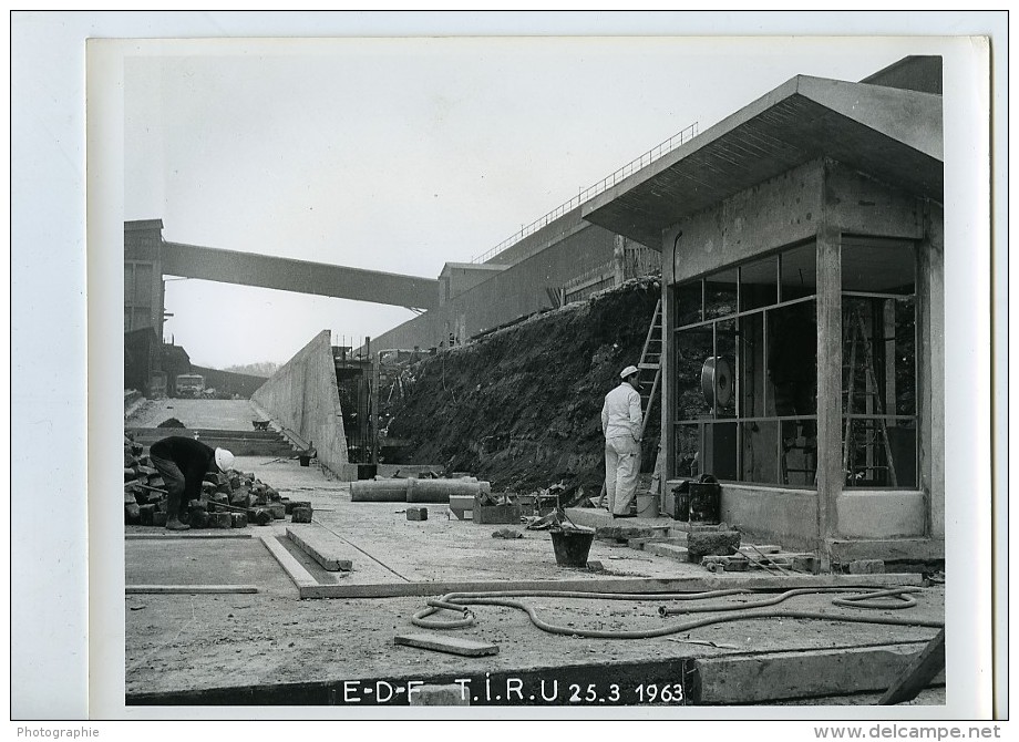 Issy Les Moulineaux Travaux Usine EDF TIRU Ancienne Photo Lepicier 1963 C2 - Places