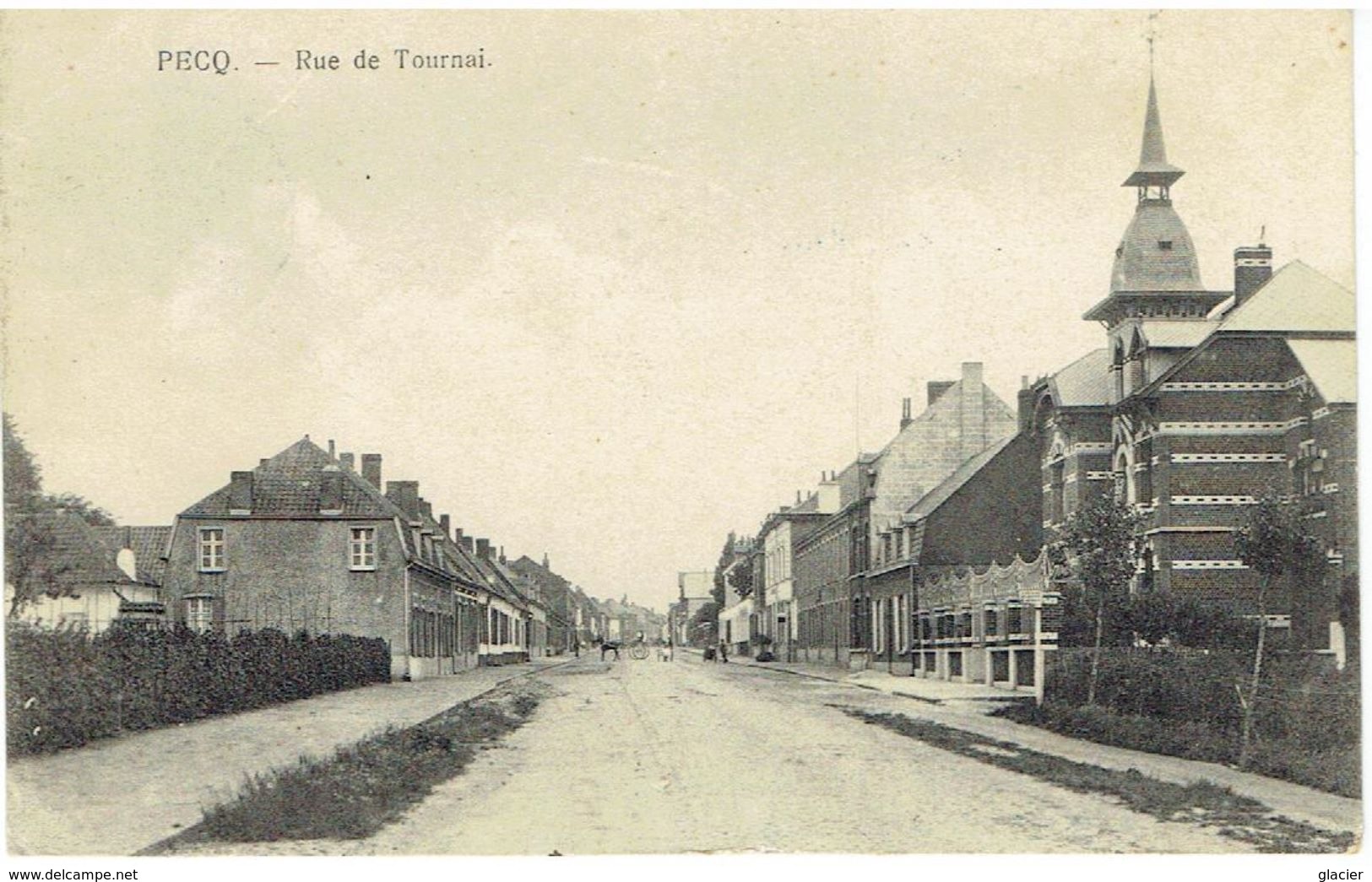 PECQ - Rue De Tournai - Feldpostkarte - Guerre 1914-18 - Edit. Leclercq-Rousseau - Pecq