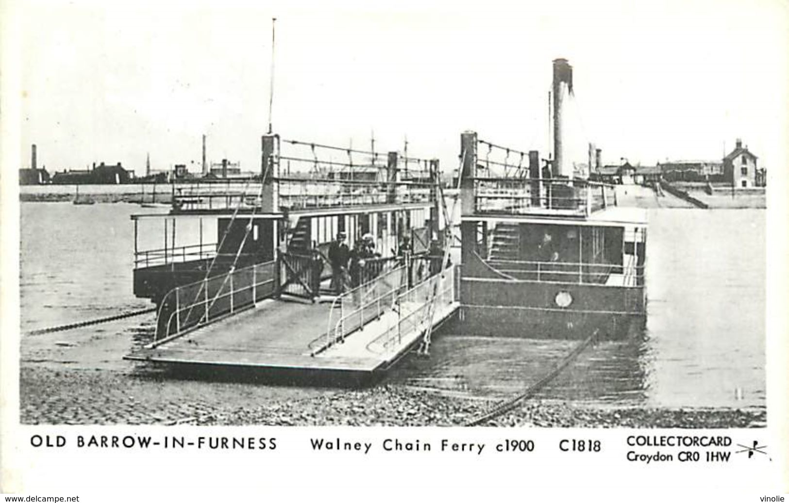 B-17.749 : OLD BARROW-IN-FURNESS. WALNEY CHAIN FERRY. BAC AVEC CHAINES - Altri & Non Classificati