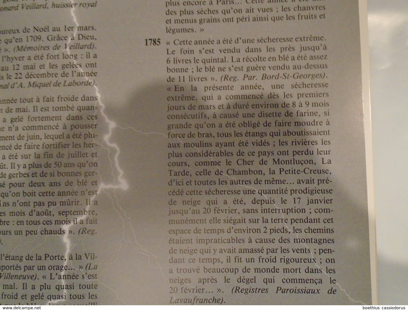 LA MEMOIRE DU CLIMAT LIMOUSIN (Corrèze, Creuse, Haute-Vienne) Y'A PLUS D'SAISONS !? 1992 LEMARCHAND GALLIOT