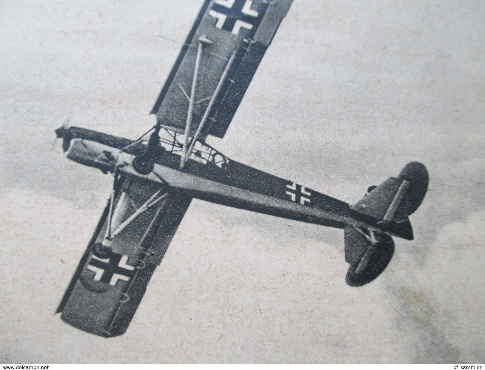 AK 1942 Flugzeug Luftwaffe Storch Der Adler Luftwaffen Illustrierte. Ungebraucht! - 1939-1945: 2a Guerra