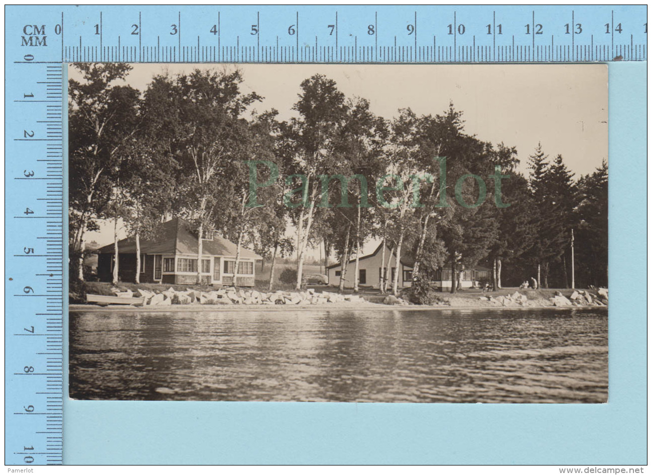 New Port Vermont,RPPC  Real  Photo Vrai,  Lindsay Lodge And Beach, Postcard Carte Postale - Autres & Non Classés