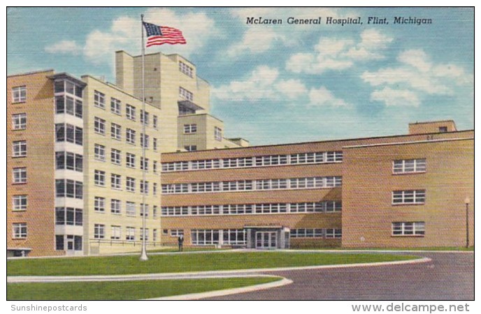 Michigan Flint McLaren General Hospital Curteich - Flint