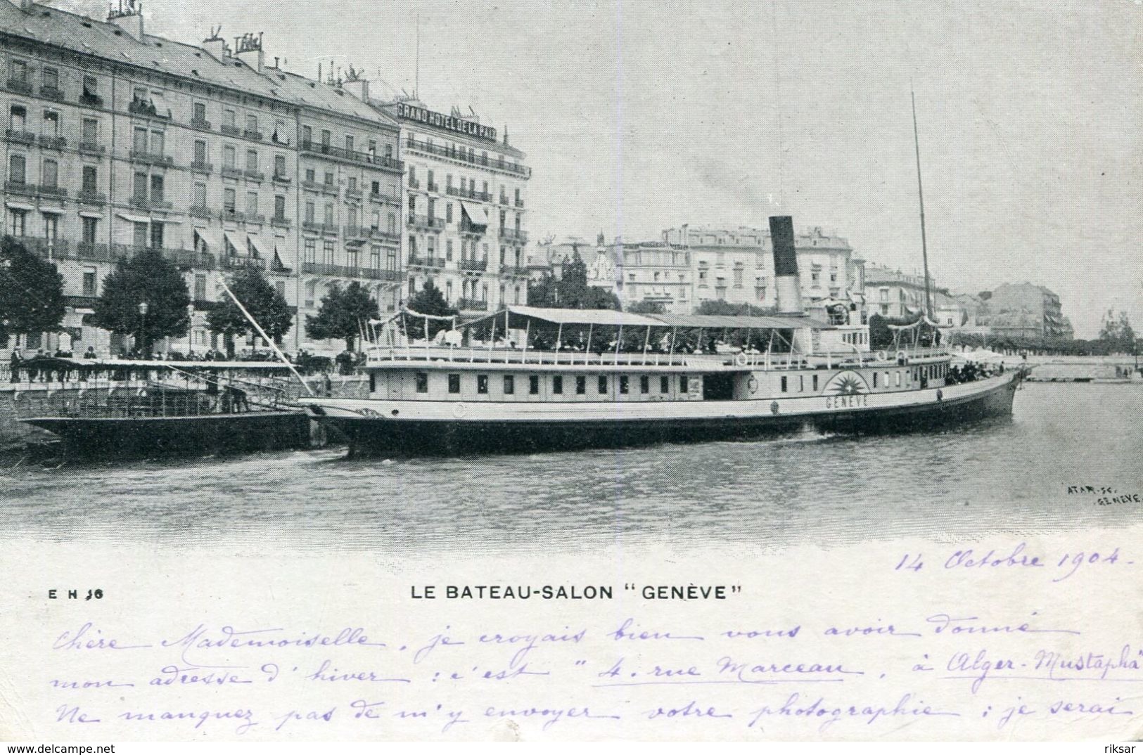 BATEAU(LAC LEMAN) GENEVE - Transbordadores
