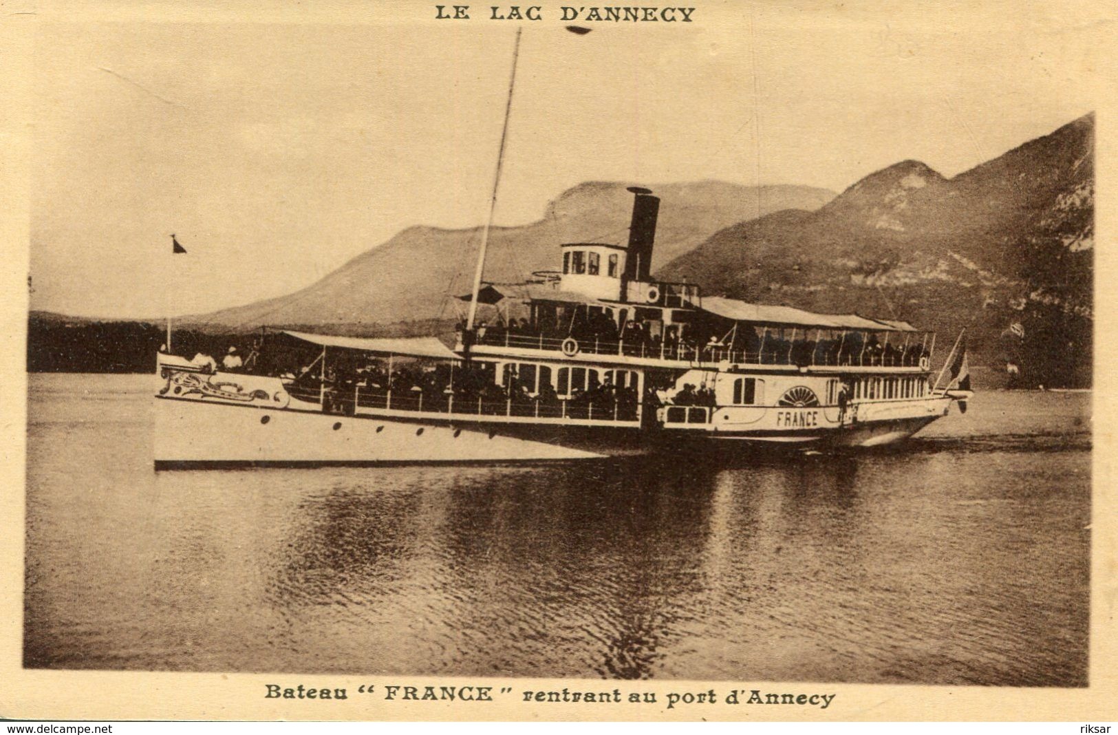 BATEAU(LAC LEMAN) ANNECY - Ferries