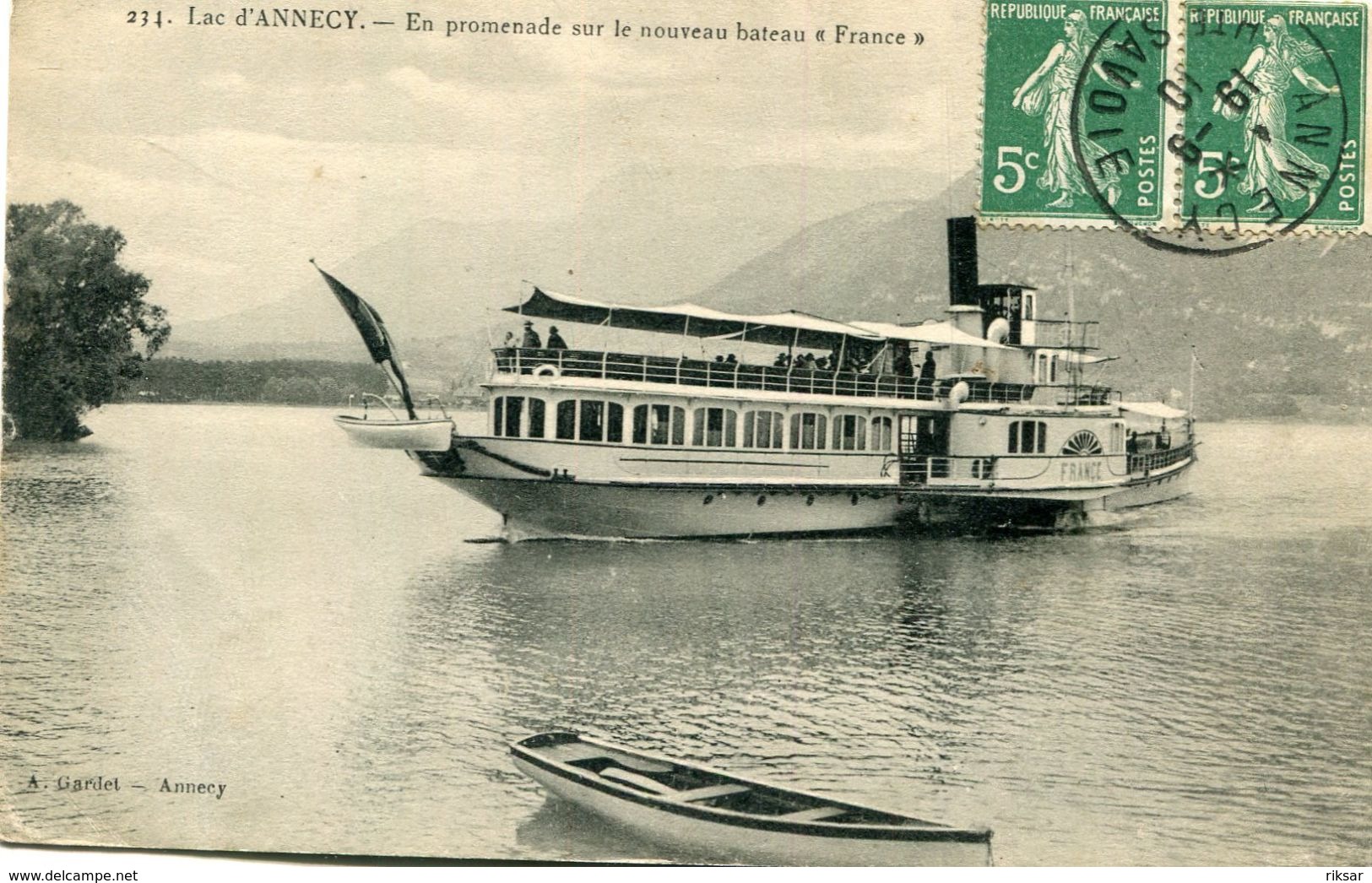 BATEAU(LAC LEMAN) ANNECY - Veerboten