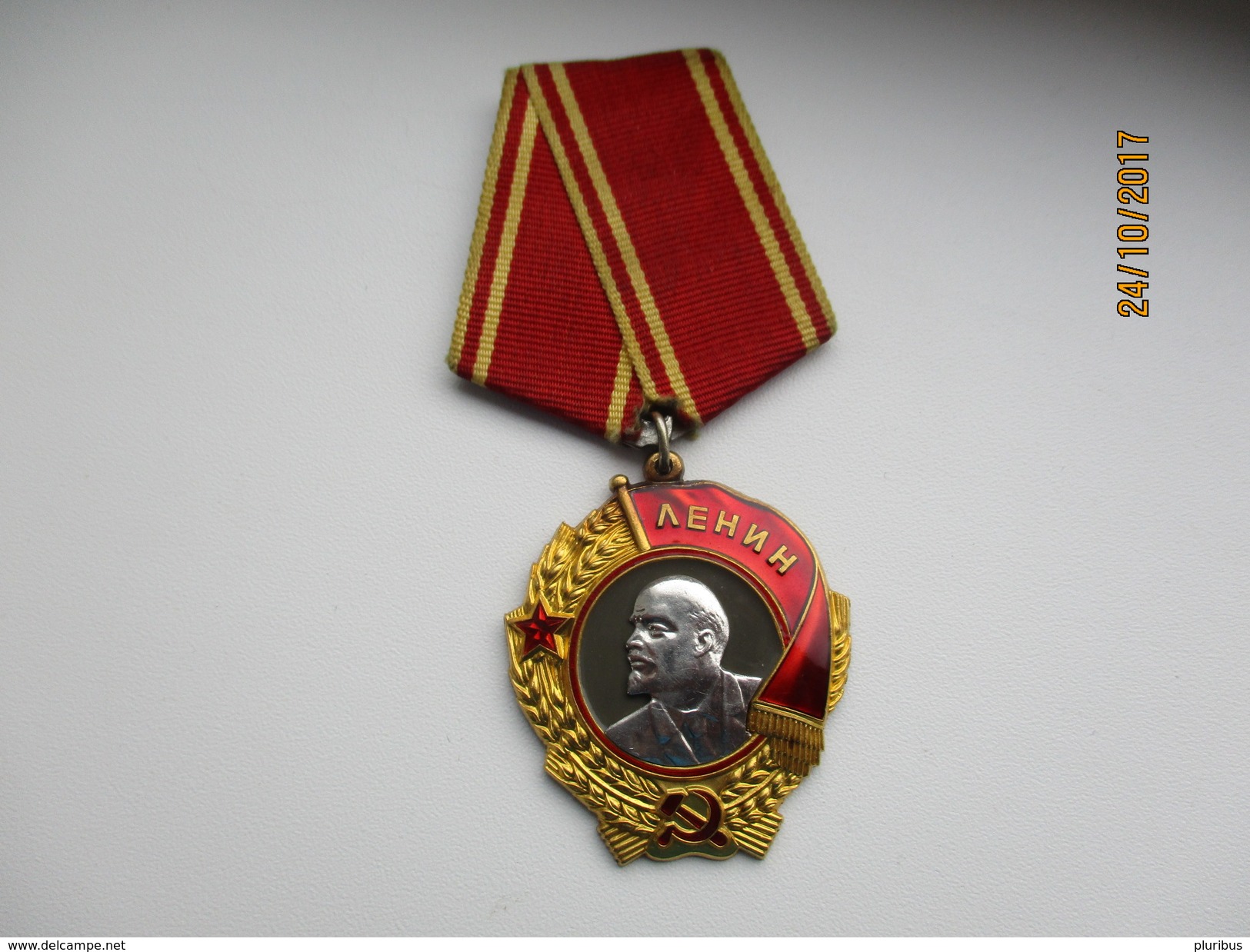 RUSSIA USSR LENIN ORDER ORDEN MEDAL , GOLD 950 + PLATINUM , ORIGINAL - Russie