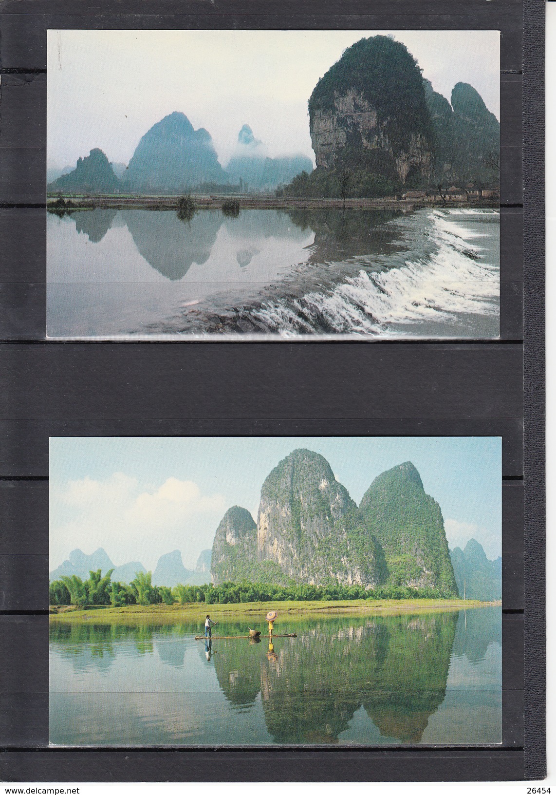 CHINE   2 Entiers  0.70 Annee 1984  Sans Ecriture  " Xingping Et Lijiang River..." - Postcards