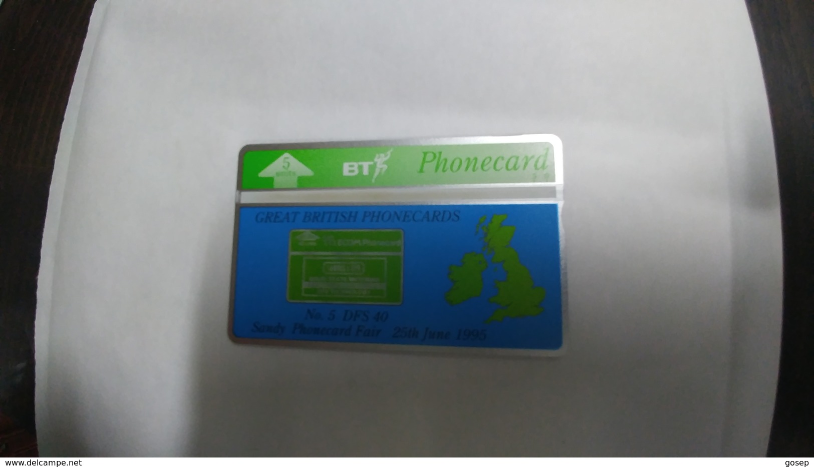 United Kingdom(bt545)TCC-(5)DFS(5units)(505b)tirage1.000mint1card Prepiad Free(price Card Cataloge5.00£ - BT Emissioni Generali