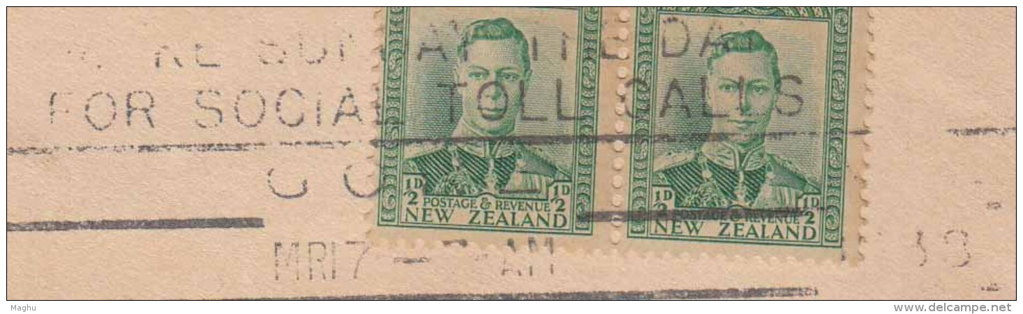 Slogan '....Sunday Social Toll Calls', Australia To Aden, Redirect India Cover 1938 Used Via Port Said Egypt KGVI Series - Covers & Documents