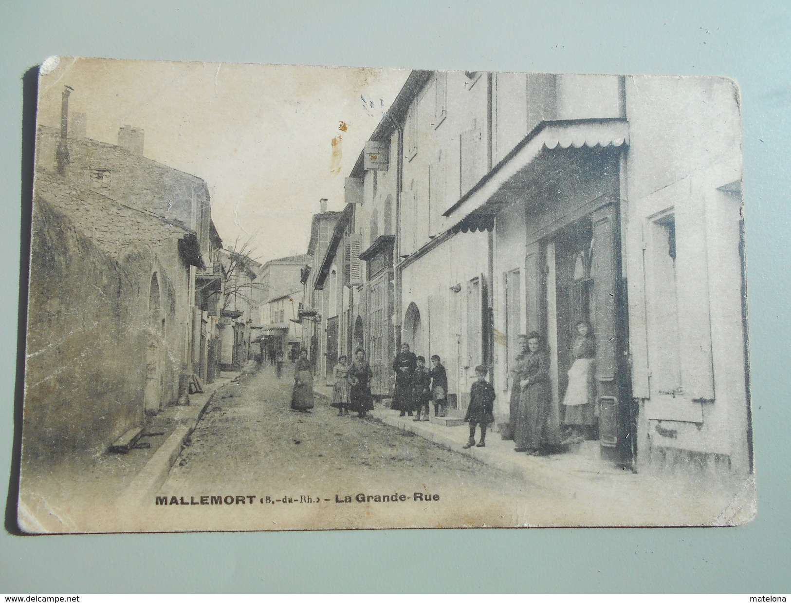 BOUCHES-DU-RHONE MALLEMORT  LA GRANDE RUE ADRESSÉE A BESSEGES - Mallemort