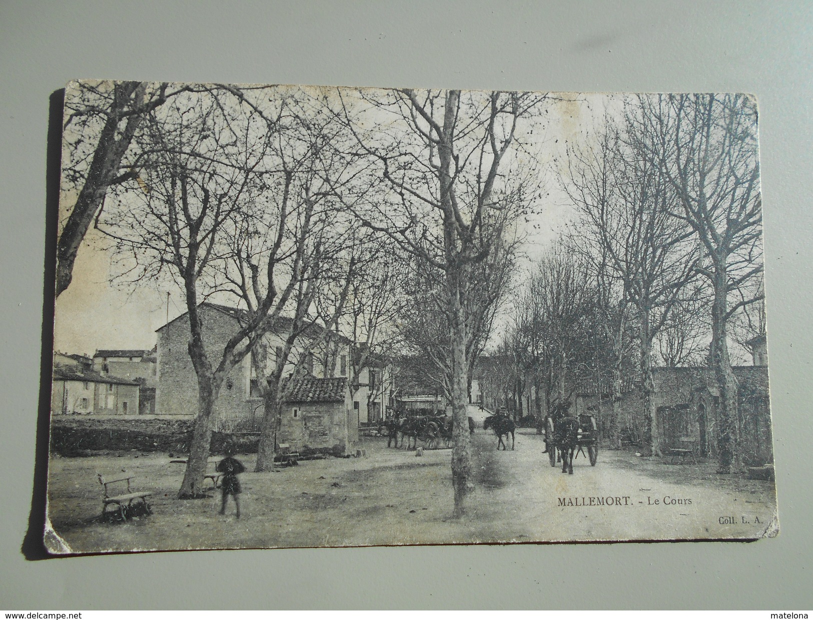 BOUCHES-DU-RHONE MALLEMORT  LE COURS ADRESSÉE A BESSEGES - Mallemort