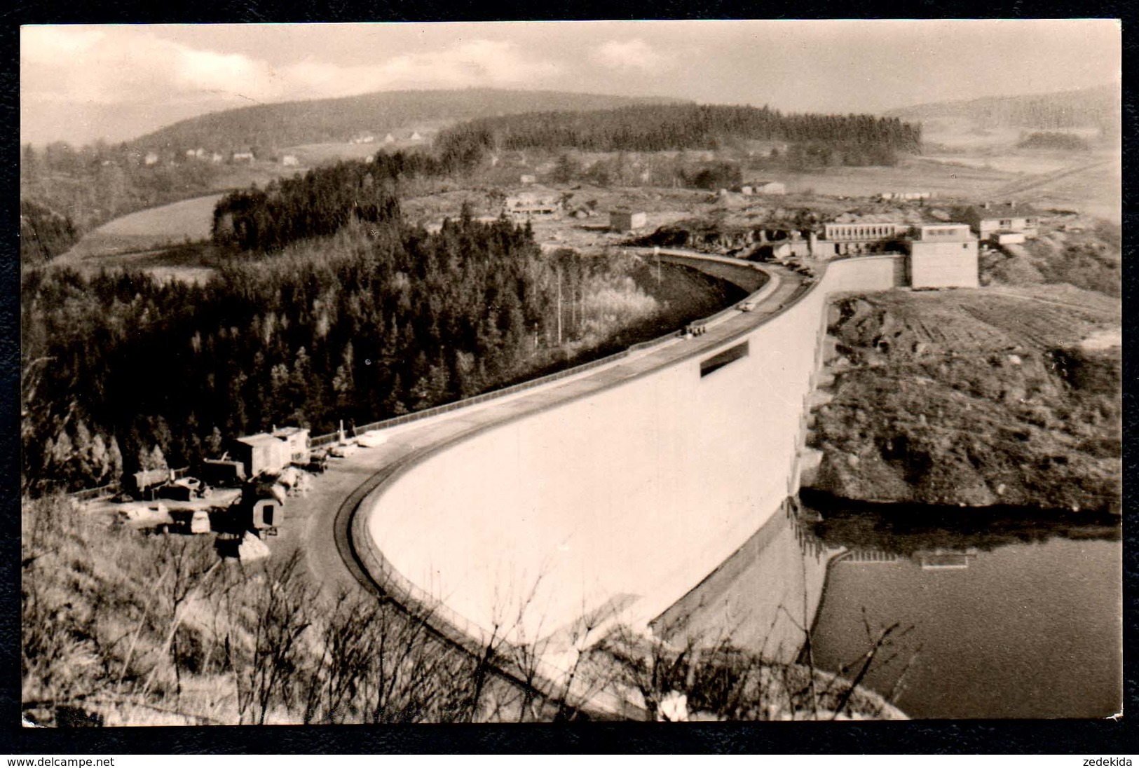 A8455 - Talsperre Pöhl - Staumauer Stand November 1963 - Reichenbach TOP - Pöhl