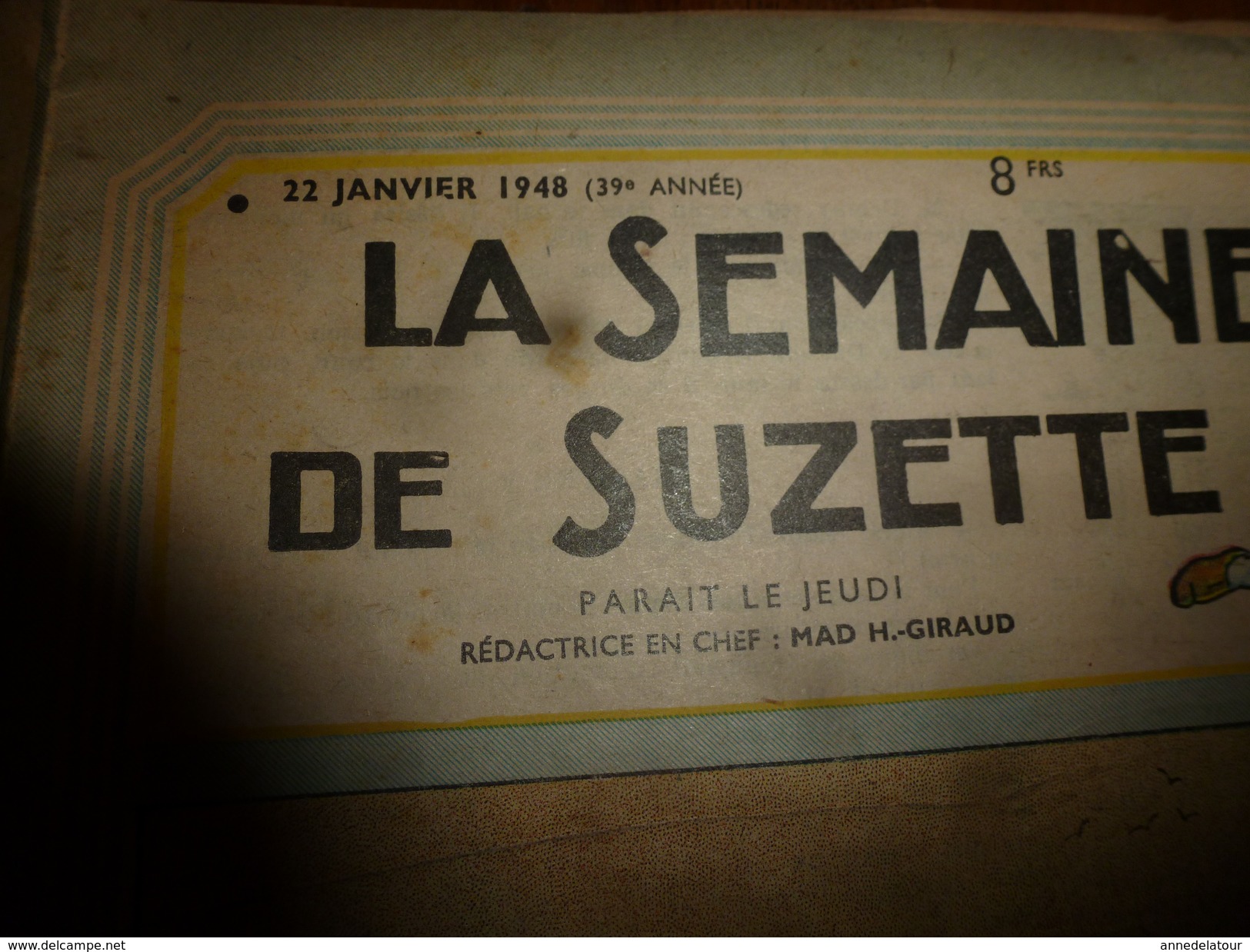 1948  LSDS (La Semaine De Suzette)  : Les Petits Ennuis De Bécassine; Le Château Des Corbeaux (suite); Etc - La Semaine De Suzette