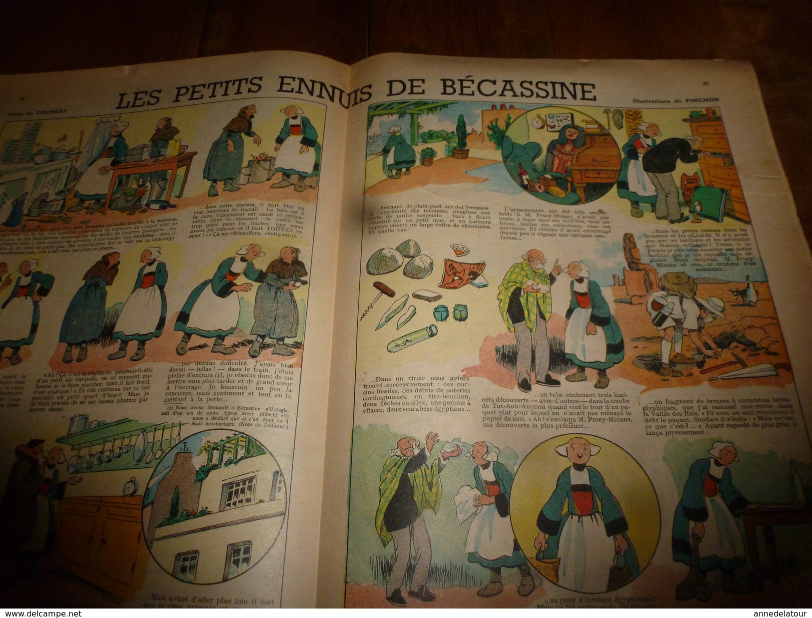 1948  LSDS (La Semaine De Suzette)  : Les Petits Ennuis De Bécassine; Le Château Des Corbeaux (suite); Etc - La Semaine De Suzette