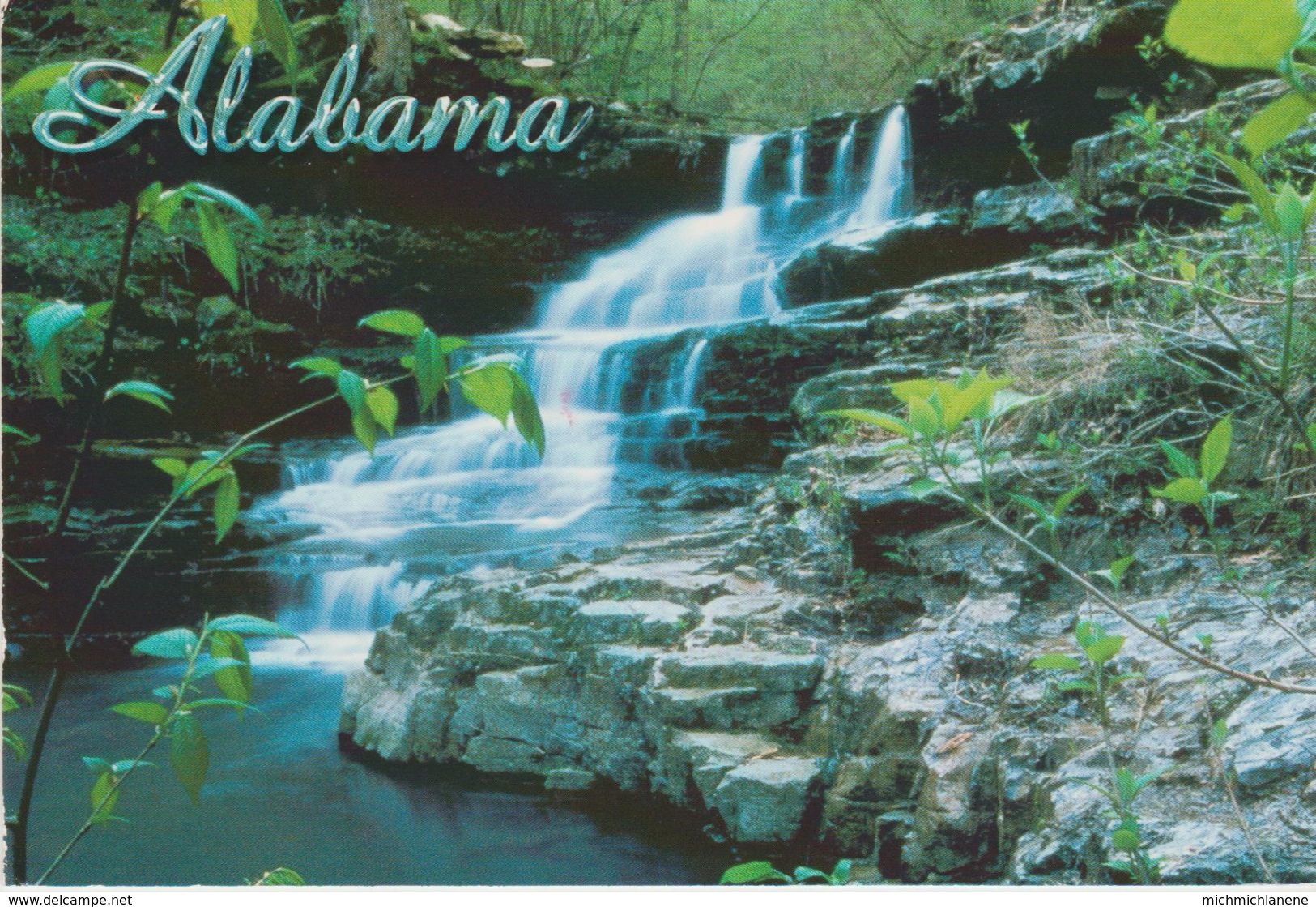 Waterfall And Beautiful Wilderness In ALABAMA - Autres & Non Classés