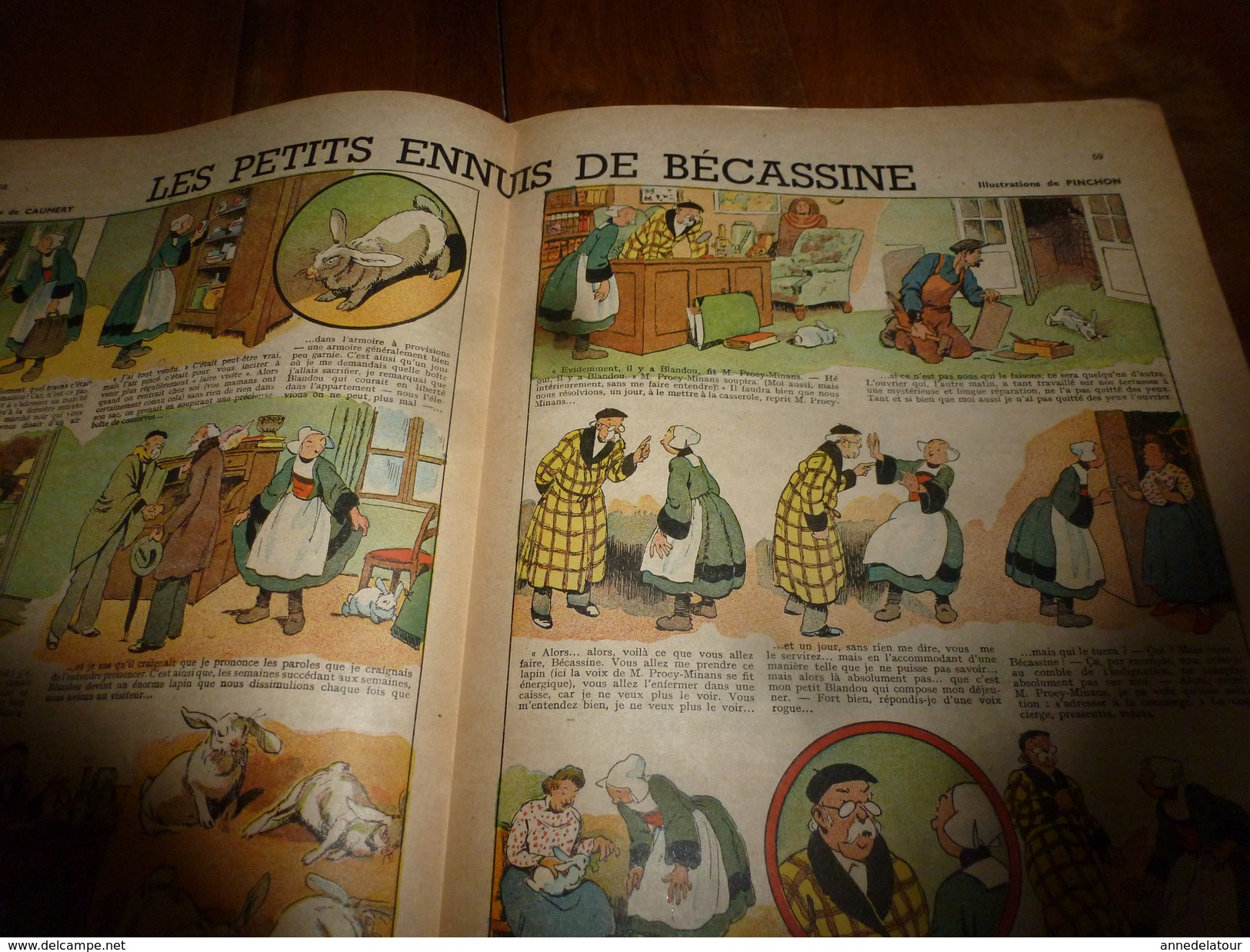 1948  LSDS  :Les Petits Singes Pim, Andy, Cokey & Cie Au Zoo (par Corry Vonk-Kan) ;Les Petits Ennuis De Bécassine;  Etc - La Semaine De Suzette