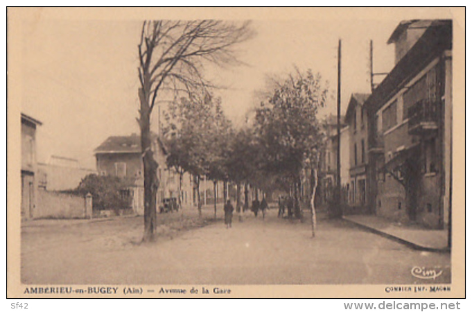 AMBERIEU          AVENUE DE LA GARE - Sin Clasificación